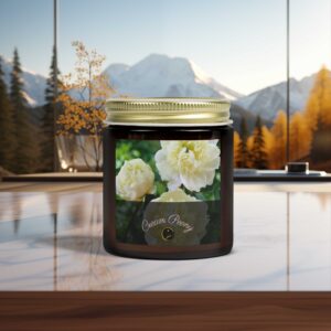 Fragrant Flower | Cream Peony Candle | 4oz and 9oz