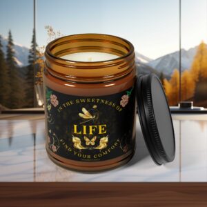 Spoken Word Candles | Life | 9oz Amber Jar