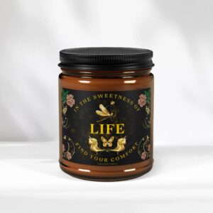 Spoken Word Candles | Life | 9oz Amber Jar