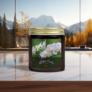 Fragrant Flower | White Orchid Candle | 4oz and 9oz