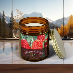 Fragrant Flower | Pinecone Ginger Candle | 4oz and 9oz