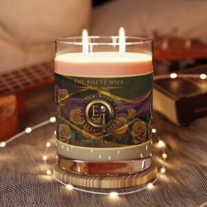 8401758965445963494_2048jpeg - Essence Innovation Yellow Rose Signature 11oz Clear Glass Jar Scented Candle