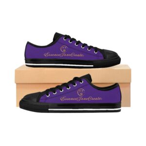 Ladies Streetwear Lowtops XVI | Black Sole | Purple