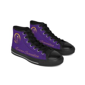 Ladies Classic Hightops XVI | Black Sole | Purple
