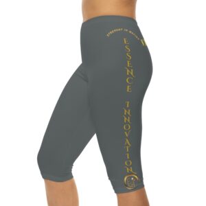 Seek More CL VIII | Ladies Capri Leggings | Dark Grey