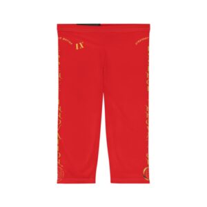 Seek More CL IX | Ladies Capri Leggings | Red