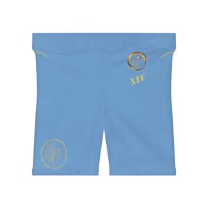Seek More BS XIV | Women Biker Shorts | Light Blue