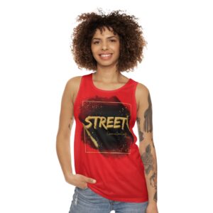 Street Wear Tank IX | EssenceInnoCreate | Red