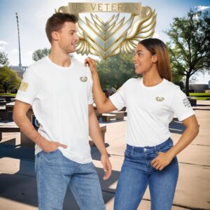 Essence Crest Veteran Tee | Honor, Strength, Quiet Legacy | 13 Colors