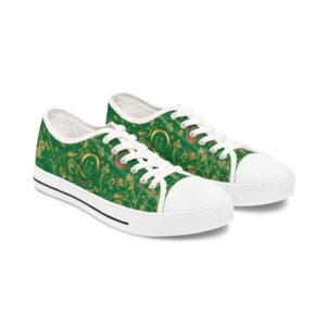14078048847885271346_2048_customjpeg - Essence Innovation Boho Lowtop Sneakers XII | Butterfly Heart | Dark Green