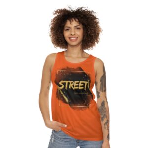 Street Wear Tank XI | EssenceInnoCreate | Orange