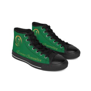 Ladies Classic Hightops XII | Black Sole | Dark Green