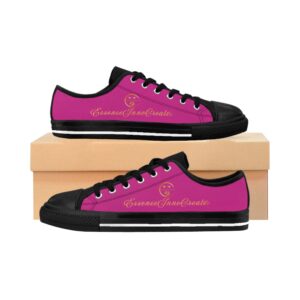 Ladies Streetwear Lowtops XVIII | Black Sole | Pink