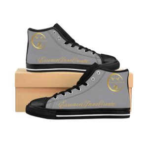 Ladies Streetwear Hightops XXV | Black Sole | Grey