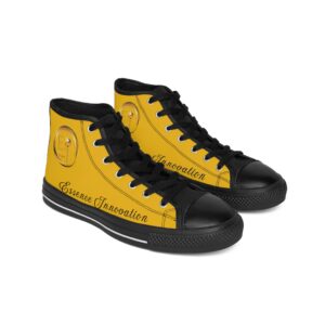 Ladies Classic Hightops XXIII | Black Sole | Yellow