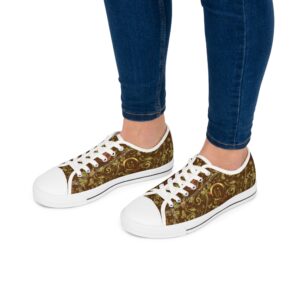 Boho Lowtop Sneakers XX | Butterfly Heart | Brown