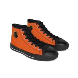 Mens Classic HighTops XI | Black Sole | Orange