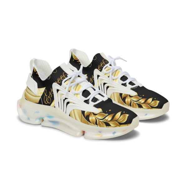 Gold Leaf Sneakers Black VII | EssenceInnoCreate