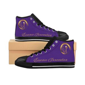 Ladies Classic Hightops XVI | Black Sole | Purple