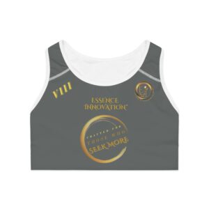 Seek More SB VIII | Ladies Sports Bra | Dark Grey