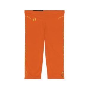Seek More CL XI | Ladies Capri Leggings | Orange