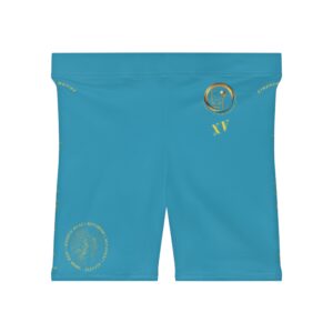 Seek More BS XV | Women Biker Shorts | Turquoise