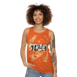 STREET Gold Graffiti XI | Unisex Tank Top | Orange