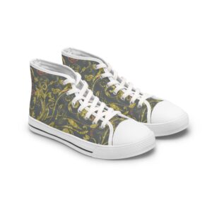 Boho Hightop Sneakers VIII | Butterfly Heart | Dark Grey