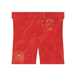 Seek More BSS IX | Women Biker Shorts | Red