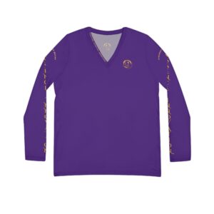 Seek More Performance XVI | Long Sleeve V-neck | Purple