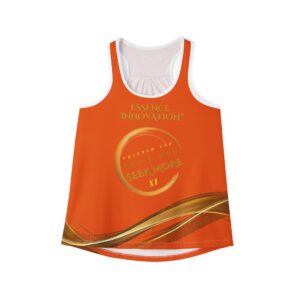 Essence Luxe Flow XI | Racerback Tank Top | Orange