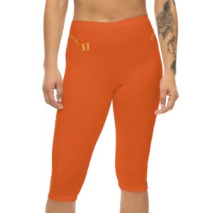 Seek More CL XI | Ladies Capri Leggings | Orange