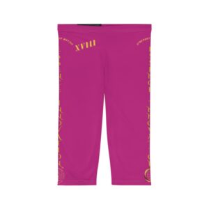 Seek More CL XVIII | Ladies Capri Leggings | Pink