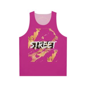2509352051504308006_2048jpeg - Essence Innovation STREET Gold Graffiti XVIII | Unisex Tank Top | Pink