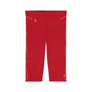 Seek More CL X | Ladies Capri Leggings | Dark Red