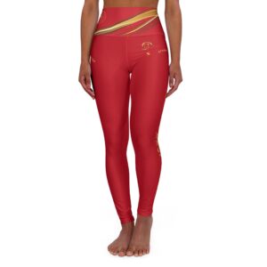Seek More Luxe X | High Waist Leggings | Dark Red