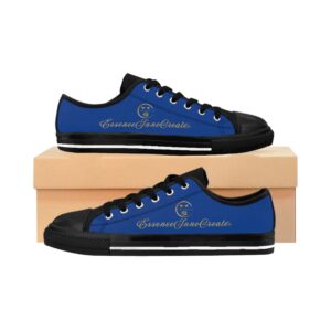 Ladies Streetwear Lowtops XIII | Black Sole | Dark Blue