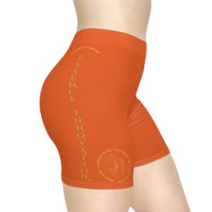 Seek More BS XI | Women Biker Shorts | Orange