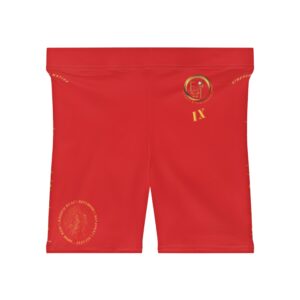 Seek More BS IX | Women Biker Shorts | Red