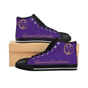 Ladies Streetwear Hightops XVI | Black Sole | Purple