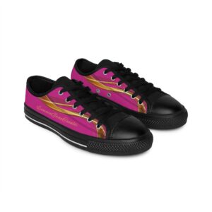 3056936343596308156_2048jpeg - Essence Innovation Ladies Striped Lowtops XVIII | Black Sole | Pink