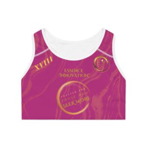 Seek More SBS XVIII | Ladies Sports Bra | Pink Striped