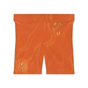 Seek More BSS XI | Women Biker Shorts | Orange