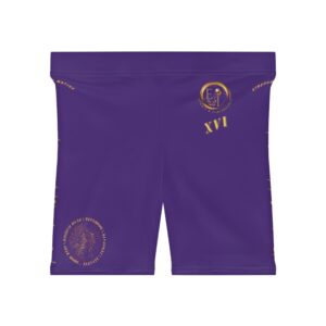 Seek More BS XVI | Women Biker Shorts | Purple