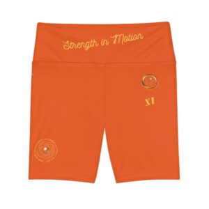 Strength In Motion XI | Ladies Workout Shorts | Orange