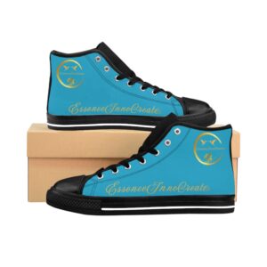 Ladies Streetwear Hightops XV | Black Sole | Turquoise