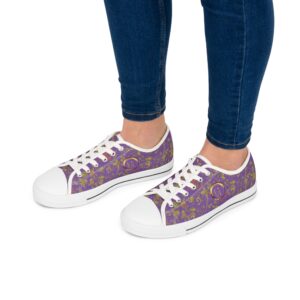 Boho Lowtop Sneakers XIX | Butterfly Heart | Soft Purple