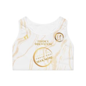 Seek More SBS VI | Ladies Sports Bra | White Striped