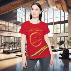 Seek More Luxe~J X | Ladies Sports Jersey | Dark Red