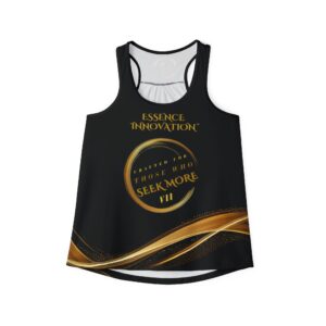 Essence Luxe Flow VII | Racerback Tank Top | Black